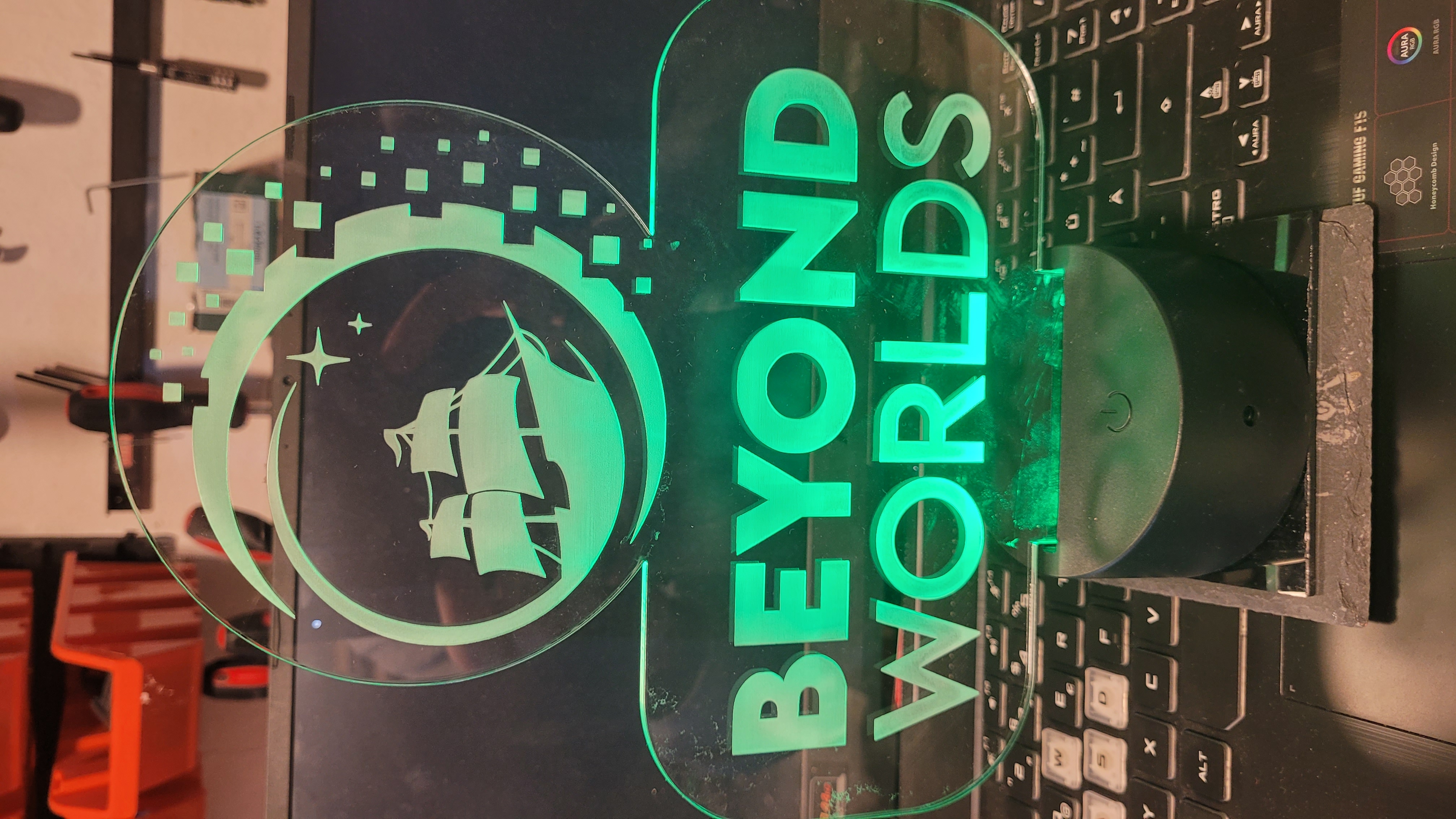 Acryllampe eigenes Design