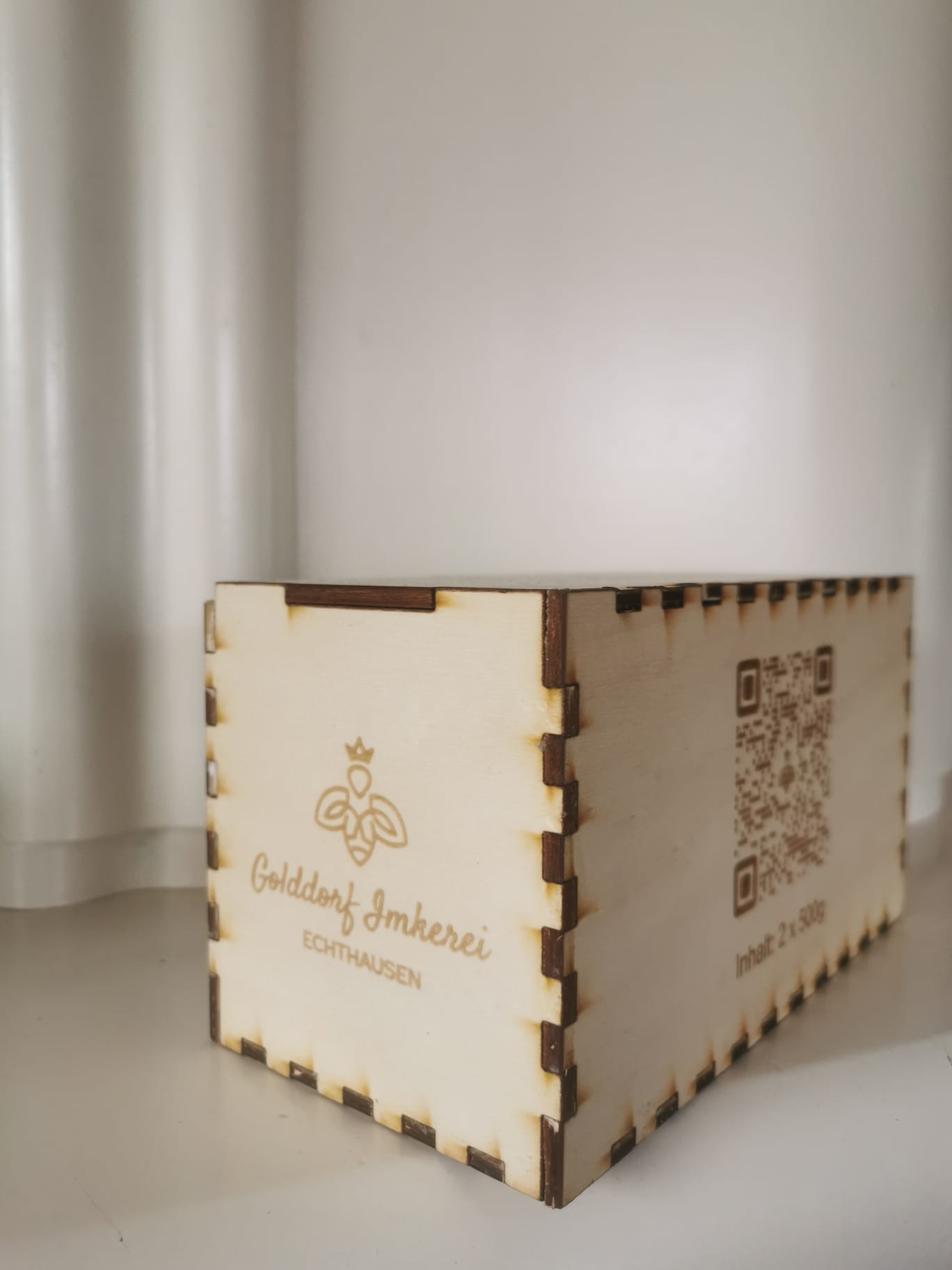 Honigkiste für 2 gr. Honiggläser